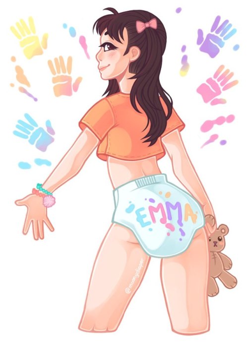 spookystrawberryhologram: emma-abdl: moonydiaper: Here is a little gift for @emma-abdl I really hope she sees it De