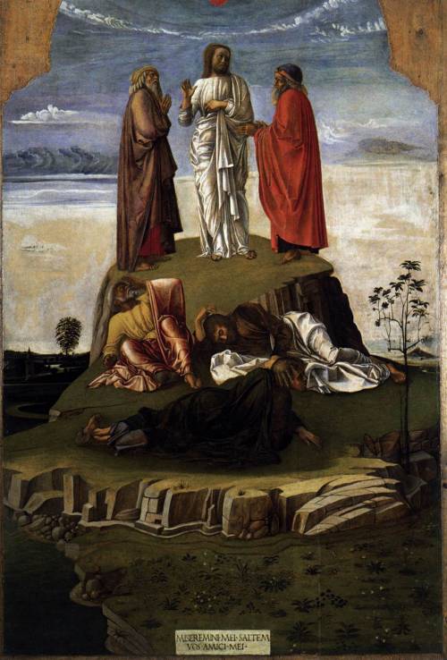 Transfiguration of Christ on Mount Tabor, Giovanni Bellini, 1455