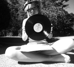 Girls with Vinyl Records