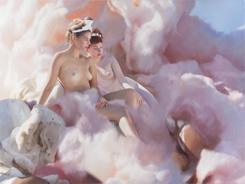 ART: Cotton Candy Cloud Oil Paintings by Will Cotton Will Cotton&rsquo;s oil paintings of sugary uto
