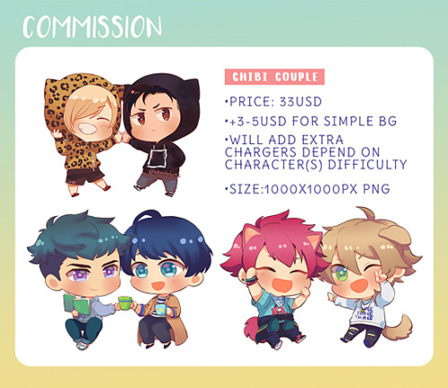 pandamatcha:  pandamatcha:  Reblog really appreciated! Hello!I’m opening comic strip(chibi), c