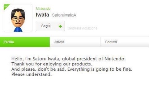 ask-vera-edgeworth:  ikemarth:  Nintendo updated Iwata’s Miiverse  