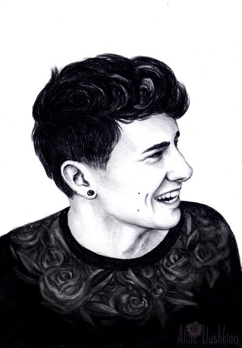 linlinoleum:new @danisnotonfire portrait  (◕‿◕✿) Wow this is amazing!