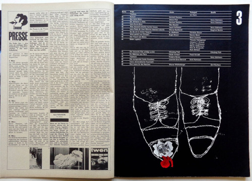 Willi Fleckhaus, artwork for Twen magazine, March 1964. Germany. The holy grail of twen issues: Visi