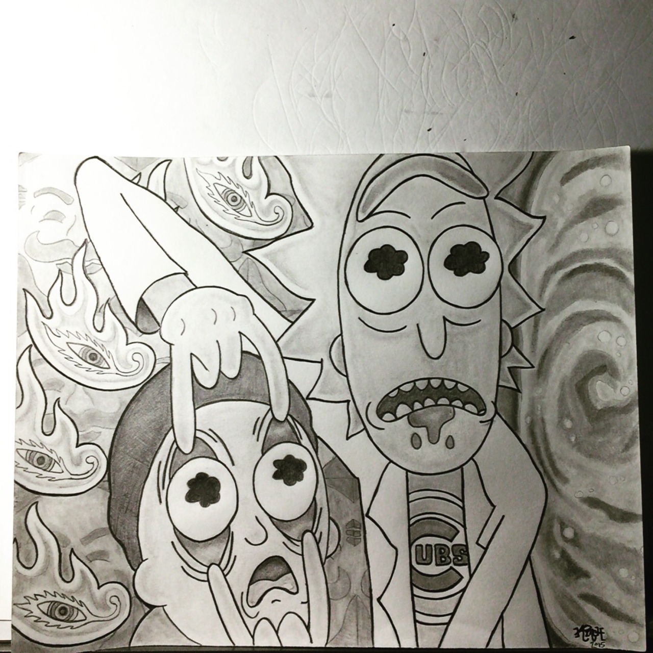 kinch42:  “Y..y…ya ya just g..gotta spiral out morty!” 