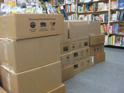 We might be down to a pick-up window now, but that’s not stopping the book deliveries!