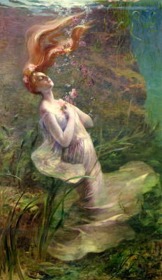fer1972:  Today’s Classic: Ophelia 1. By Paul Albert Steck (1895) 2. By John Everett Millais (1852) 3. By Paul Delaroche (1855) 4. By Alexandre Cabanel (1883) 5. By John William Waterhouse (1894) 
