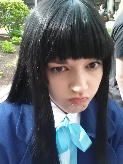 castikat:More ACen photos!Me as Mio from K-On! (School Uniform version)brighteyescosplay as Mugi fro