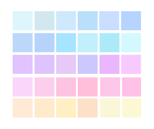 : Pastel Palette for Picspam and Graphics