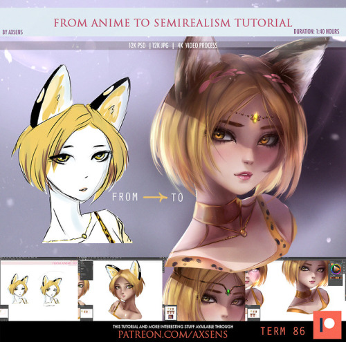 From Anime to Semirealism TutorialAvailable through patreon.com/axsens