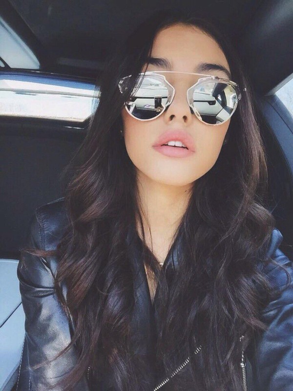 youthgreed:  Silver Frame Mirrored Lens High Bar Retro Sunglasses