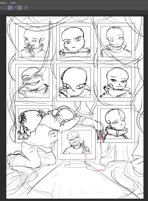 holylambo:another wip for another errorink au  we’re doing it bois we’re almost there