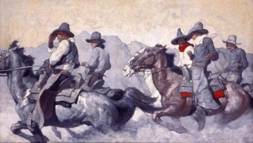 N.C. WYETH I’ve Seen Him Ride Broncs That Had Piled the Best of Them, and as for Roping &ndash