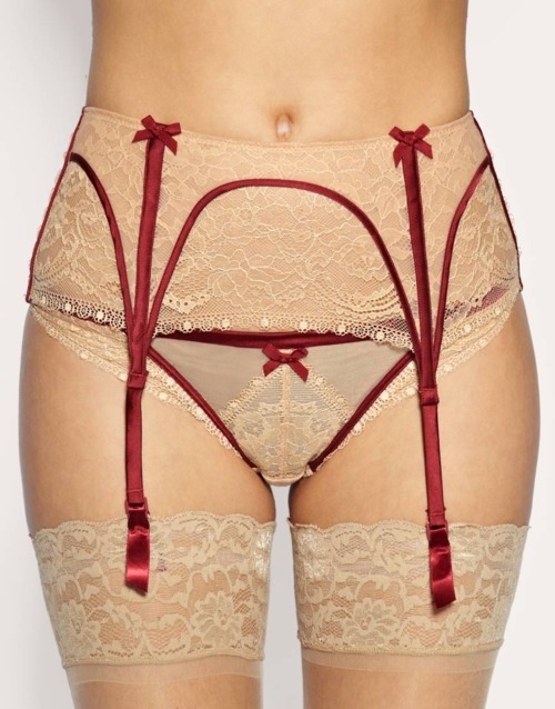 #panties #sheer #garter belt #stockings 