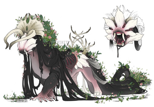 endivinity:  boy howdy hello , a new decade and I’m here with a big ol swamp witch I got to design! imagine that video where it’s eels eating a pizza. that’s her in a nutshell