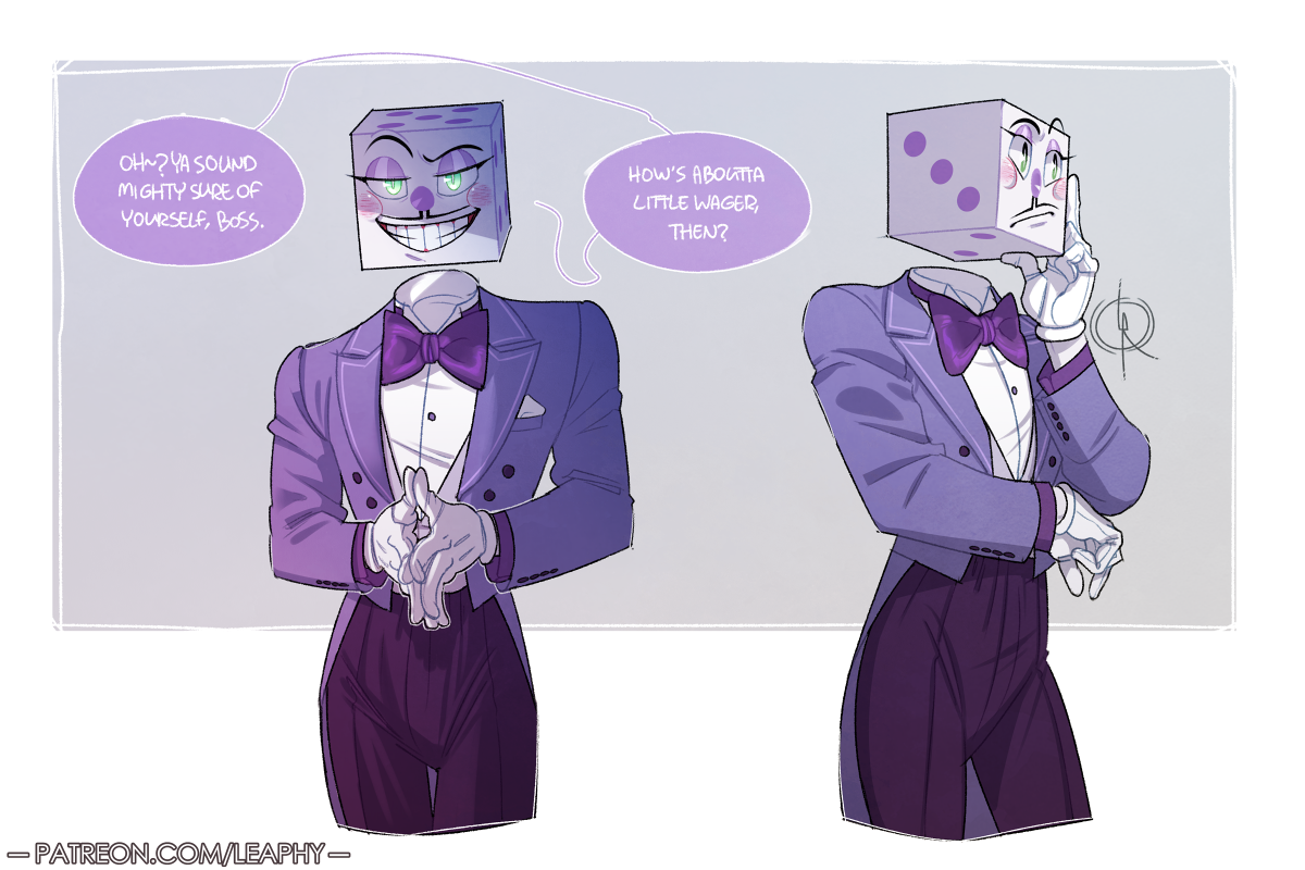 Mr. King Dice Fan Art : r/Cuphead