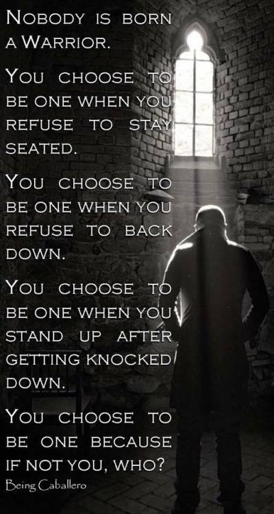 redmachasacorn:  Do not fear battle… it is the price of sovereignty.  Agreed. If you don’t stand for something, you’ll fall for anything. Also? You must be prepared to stand alone if necessary, but you must stand.