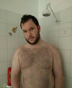 sungodprime:  sungodprime:  Master allowed me to take some photos of him showering.  reblog for the late people. 