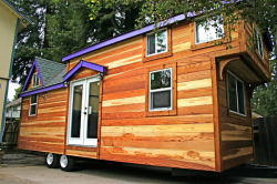 Tinyhousesmallspace:  Love This Molecule Tiny Home On Wheels…It Has Stairs!