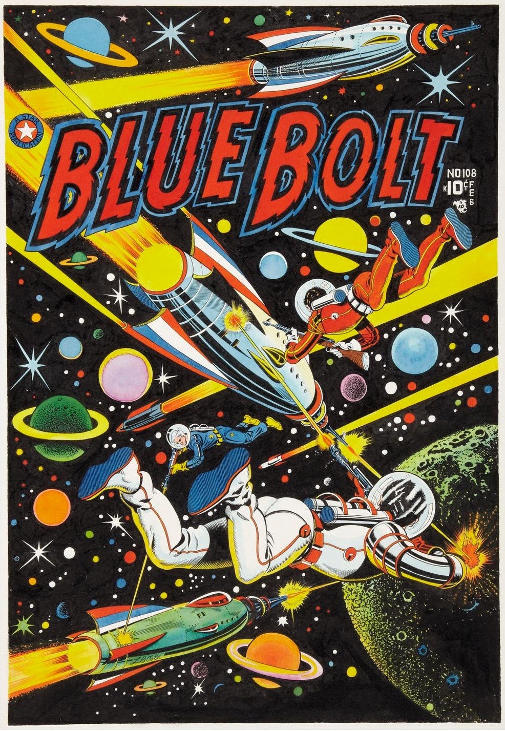 sciencefictiongallery:  L. B. Cole - Blue bolt 