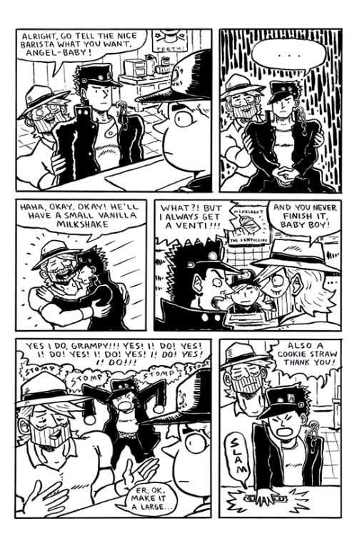 obligatorymorningfart: jotaro is a nasty grandbaby