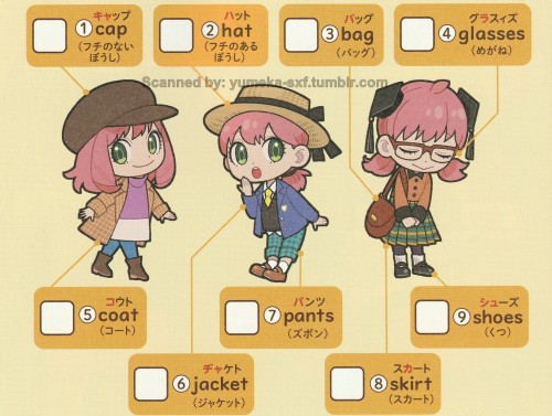Spy X Family Workbook Scans - Part 1