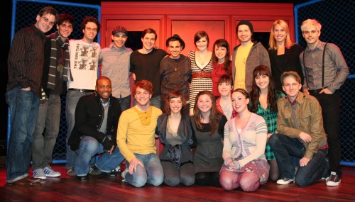 calmmanning: 2009: The touring cast of Spring Awakening visits the Toronto cast of Dog Sees God - cl