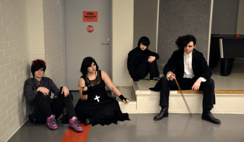 “Go away. Conformist.”Goth Kids (South Park): Pete (Rewen cosplay), Henrietta (Rindalin 