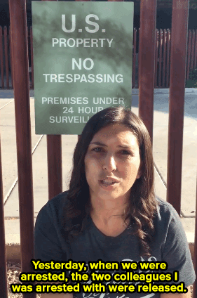 micdotcom:Trump protestors Michael Cassidy, Stephany Laughlin and Jacinta Gonzalez, all of whom are 