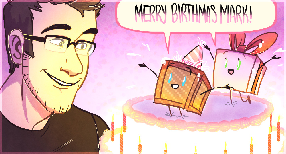 xpsychohogx:  MERRY BIRTHMAS markiplier !MAY BIRTHMAS CLAUSE BRING YOU MANY GIFTS