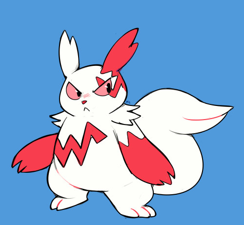 rumwik:(Ko-fi doodle) A zangoose for InvalidVertex ⭐