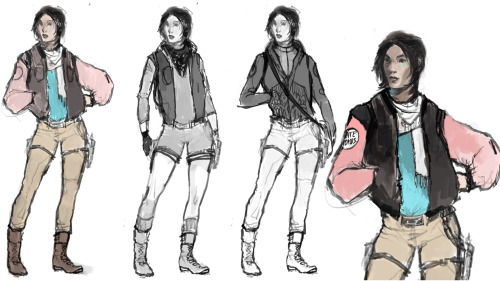 Lara Croft outift conceptMore concept art to come in 2017