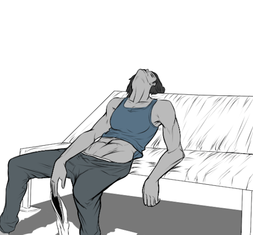 munadoodlesnonsense:Lazy day Korra.