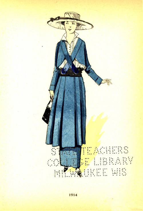 uwmspeccoll: Fashion FridayThis week we review pre-war French fashions (pre-WWI, that is) from 1910 