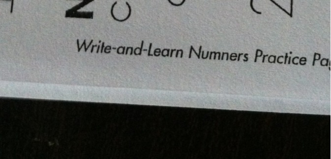 This was on a page of Chloe&rsquo;s homework. There&rsquo;s just something