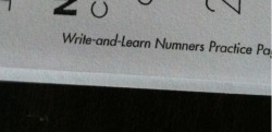 This was on a page of Chloe&rsquo;s homework. There&rsquo;s just something funny about school stuff having blatant mistakes on it that amuses me