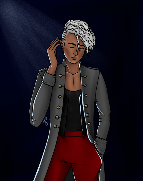 lesbianofthecobaltsoul: I drew a Boy with a Cool Jacket that fig has definitely stolen more than onc