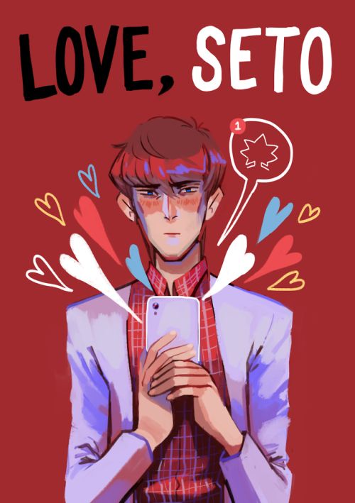 love, simon AU, but instead, it doesn’t follow the plot at all and seto has no friends