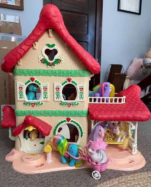 Maybe we should invite Strawberry Shortcake and her friends over to see our new house… I bet they’d 