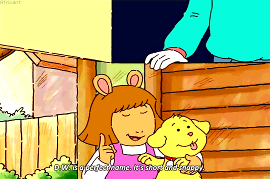 thatidomagirl:I was today years old when I found out what DW stands for 
