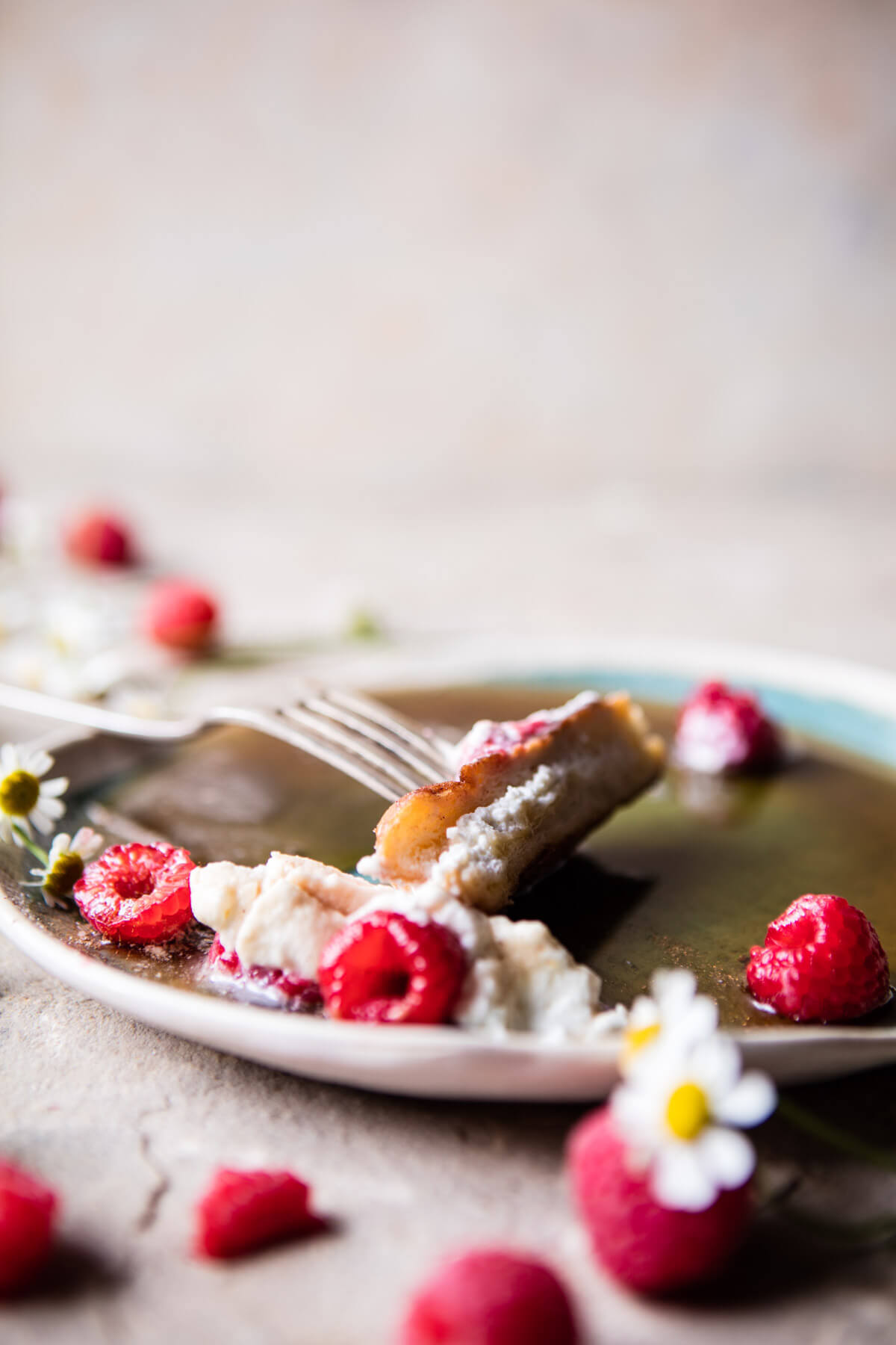 sweetoothgirl:Raspberry Ricotta Croissant French Toast