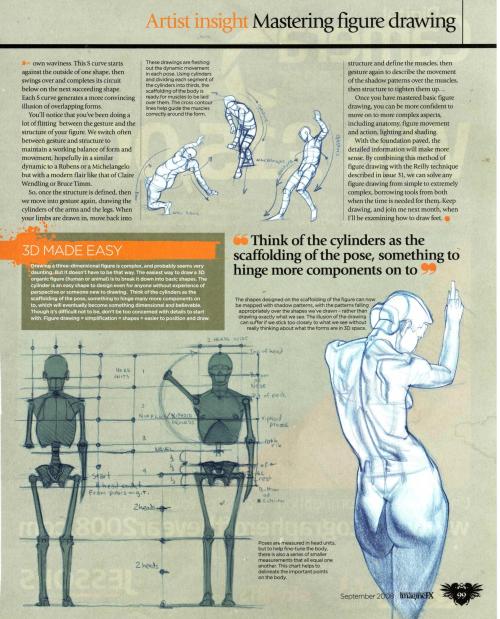 sinisteray:  Can’t remember where I found this, but from the watermark I can only assume the source is ImagineFX magazine, the September 2008 issue. If this gets enough notes I’ll caption each photo with the text displayed in each page! (‘Tis a