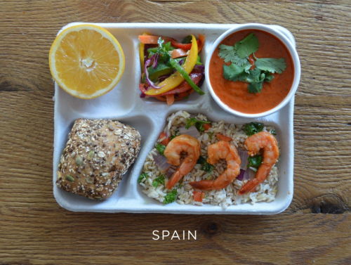 majiinboo:  kateoplis:  School lunches worldwide  The US is such a joke 