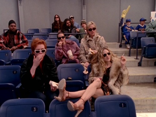 fabxrich-bellaxo: Me and my fellow housewife friends at the Little League Games in 20 years.