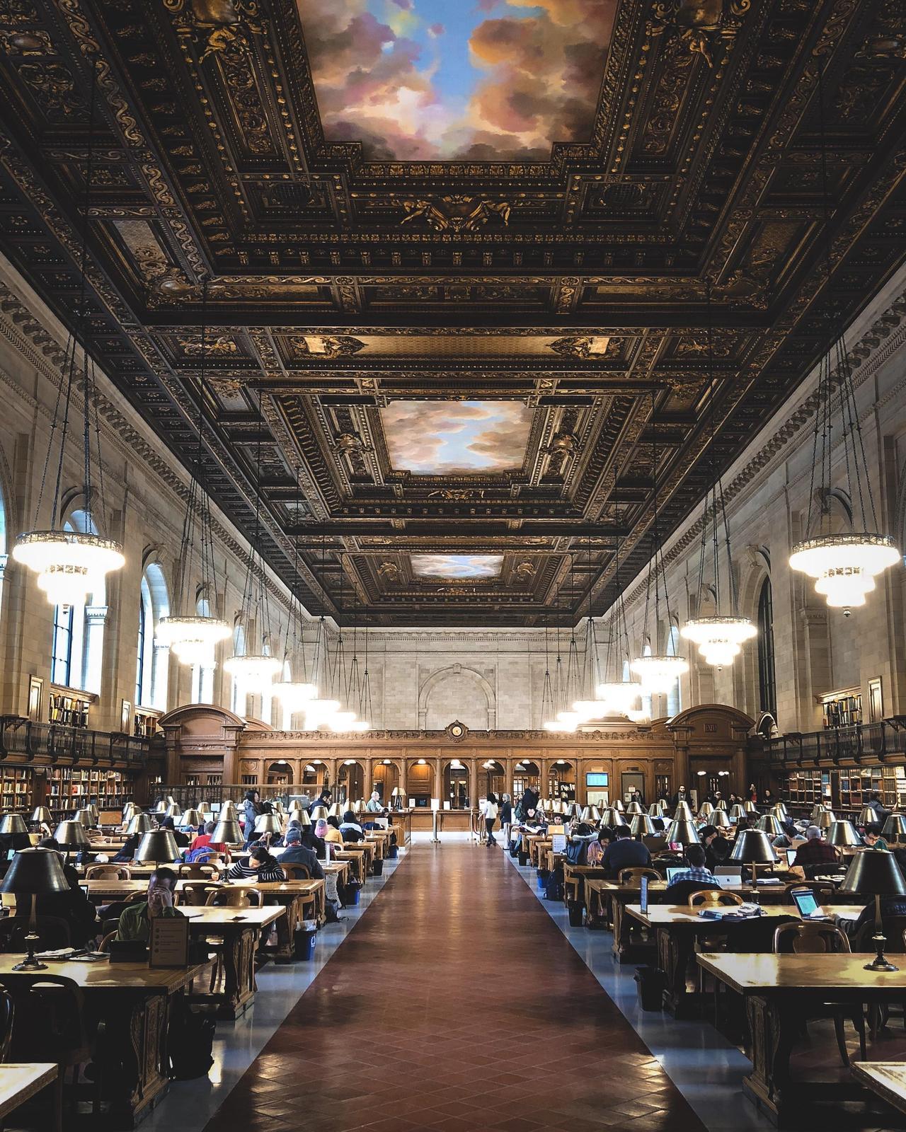 stylish-homes: New York Public Library via reddit 