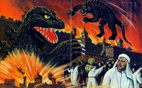 talesfromweirdland:Illustrations from a Japanese Kaiju book.