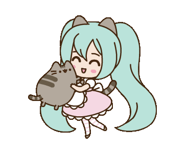 froggymp3:   Hatsune Miku x Pusheen 