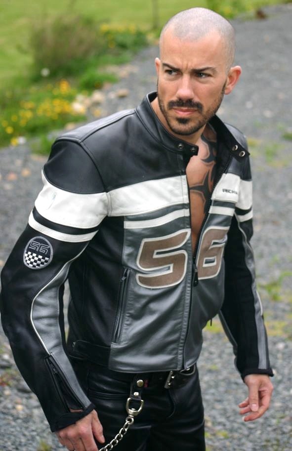 Rubber, leather and nylon.