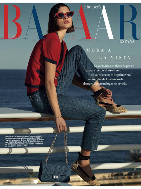 Moda A La Vista with Julia van Os for Harper’sPhotographer: Paul Empson Stylist: Beatriz Moren
