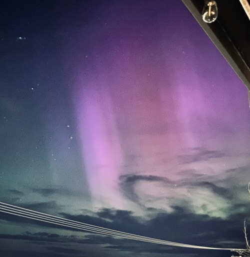 The Northern Lights Right Outside My Balcony
